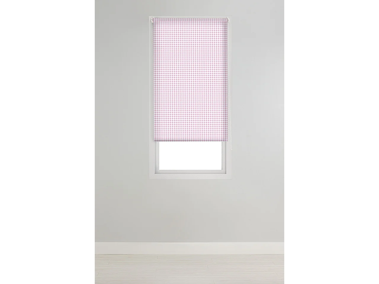 ESTORALIS | Estores Personalizados de COCINA | 100 x 180 cm (Ancho por Alto) Tamaño de Tela 97 x 175 cm | Modelo Vichy-2 Color Rosa