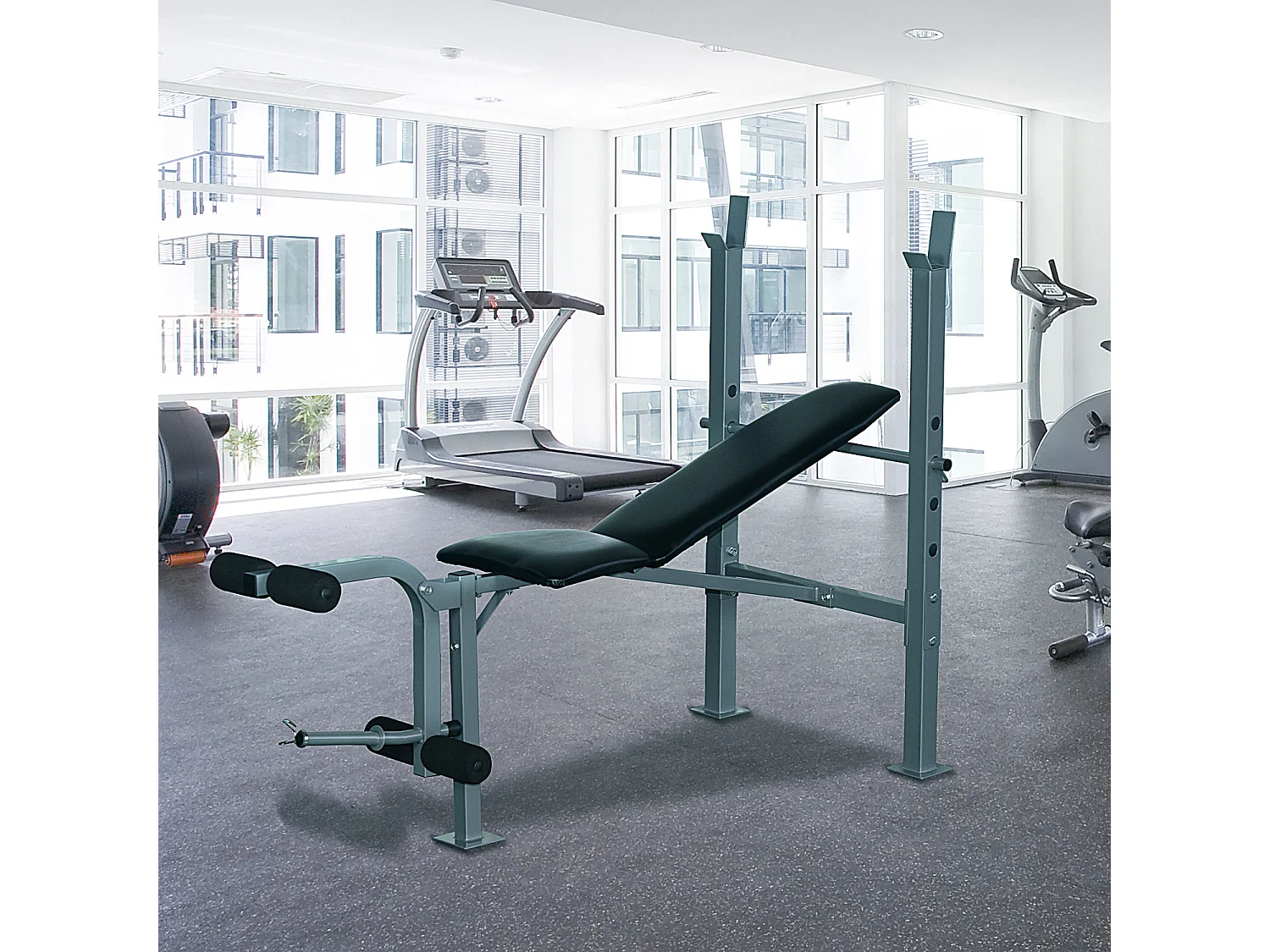 Banc de musculation Fitness entrainement complet dossier réglable curler