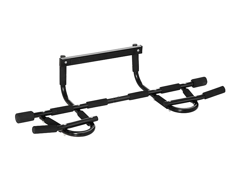 Barre de traction - barre de porte - pull up bar - barre d'étirement musculation pour cadres de porte - acier noir