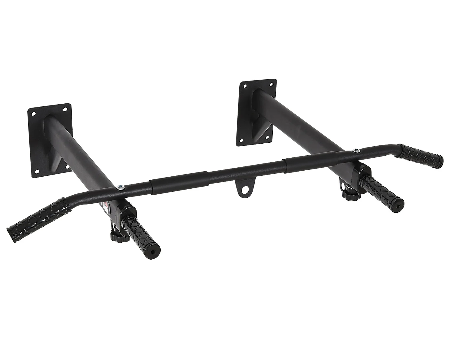 Barre de traction barre de Fitness fixation murale support sac de frappe ou sangles TRX intégré charge max. 150 Kg acier noir