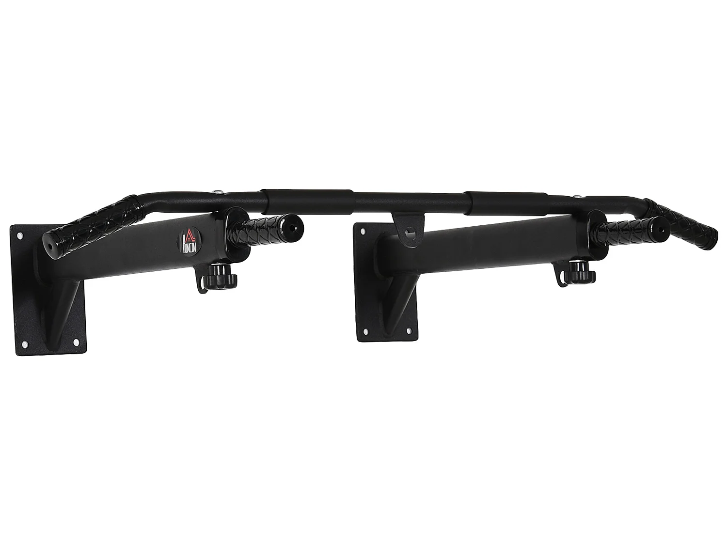 Barre de traction barre de Fitness fixation murale support sac de frappe ou sangles TRX intégré charge max. 150 Kg acier noir