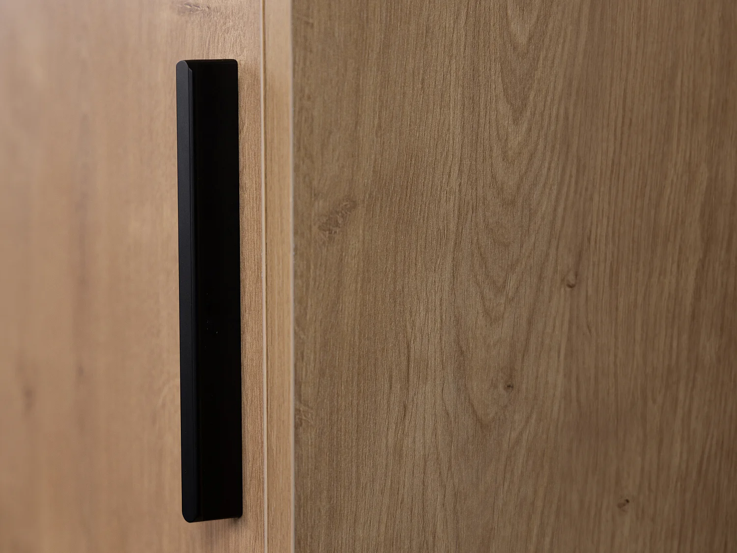 Hangend wastafelmeubel met nis - 40 cm - Licht naturel - LOPENA