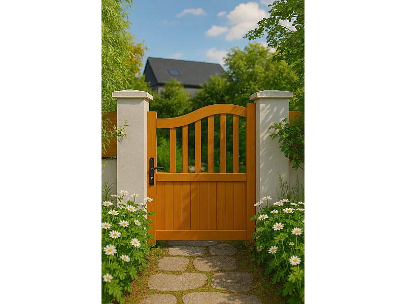 Portillon En Bois Ajouree L1m X H1,10/1,30 Gd Menuiseries