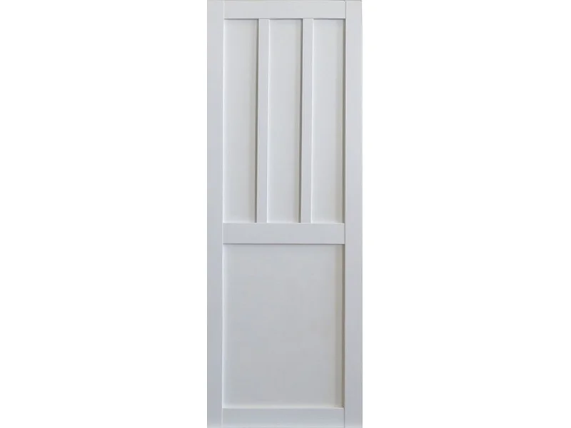 Porte Coulissante Atelier 2 Panneaux Blanc H204 X L83 Gd Menuiseries