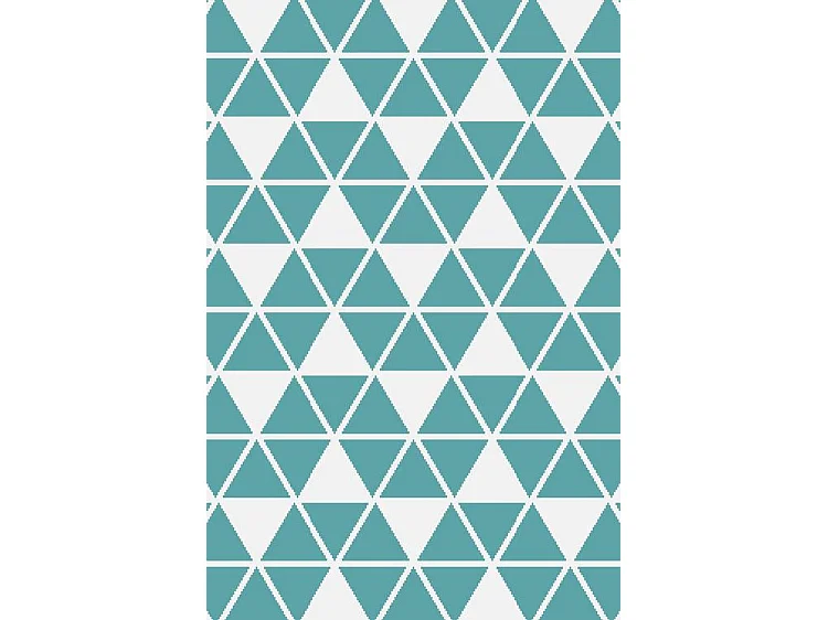 Tapis d'extérieur réversible GALAPAGOS Bleu  180x90cm