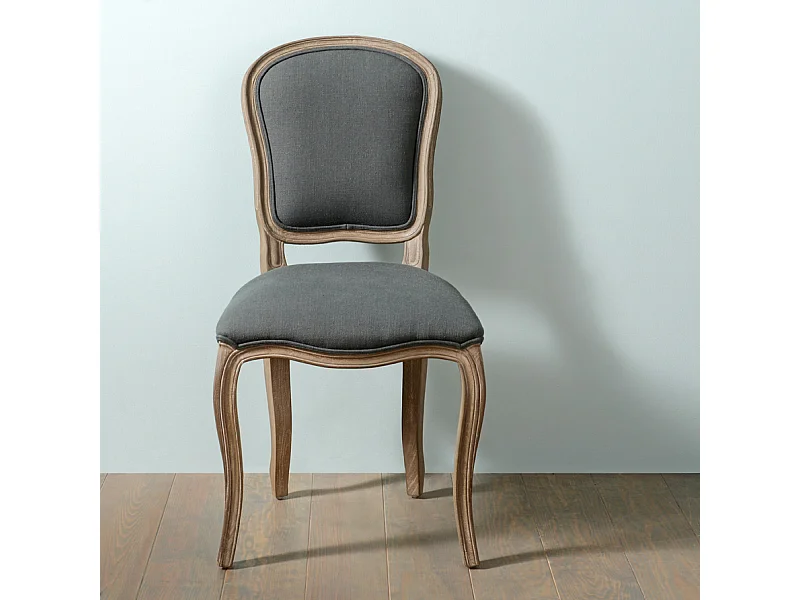 Chaise Murano Celeste grise