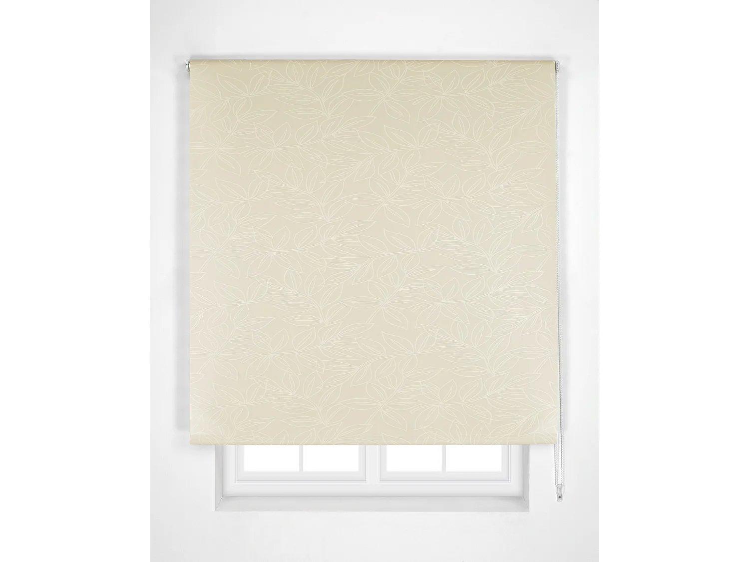 ESTORALIS | Estor Enrollable Translúcido | 90 x 255 cm (Ancho por Alto) Tamaño de Tela 87 x 250 cm | Modelo SELENE Color Marfil