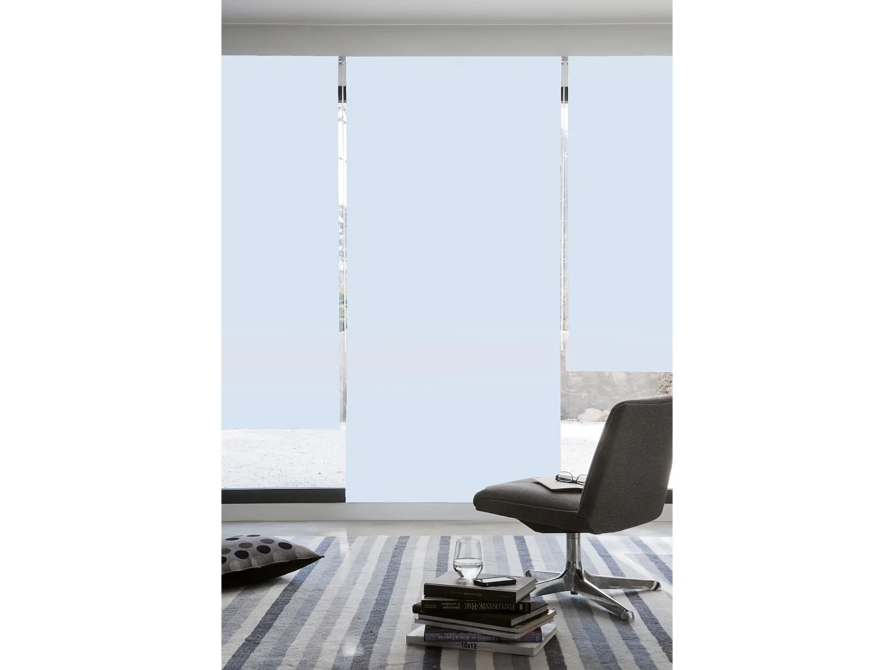 ESTORALIS | Estores Enrollables Opaco | 110 x 235 cm (Ancho por Alto) Tamaño de Tela 107 x 230 cm | Modelo DRACARYS Color Azul