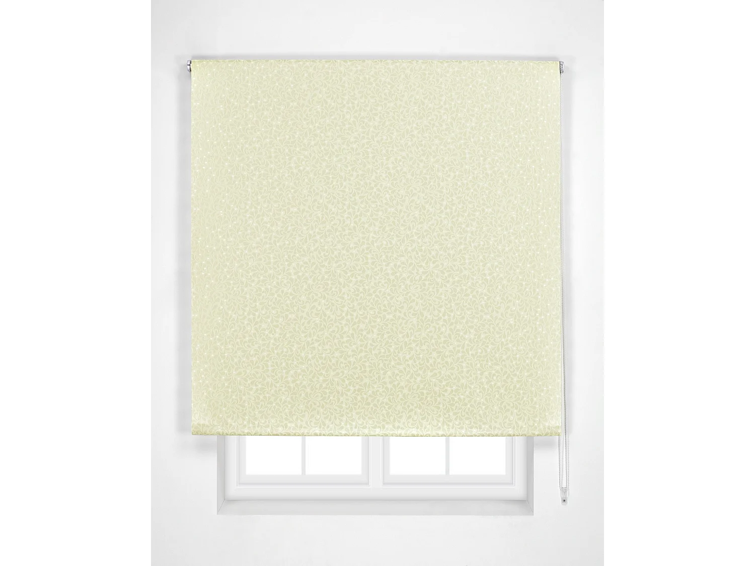 ESTORALIS | Estor Enrollable Translúcido | 130 x 255 cm (Ancho por Alto) Tamaño de Tela 127 x 250 cm | Modelo SANDOR Color Marfil