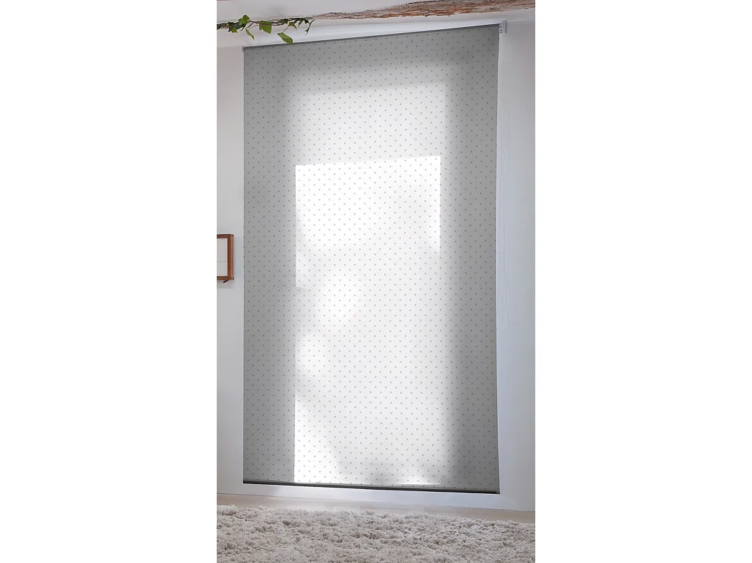 ESTORALIS | Estores Personalizados TEXTURAS | 110 x 255 cm (Ancho por Alto) Tamaño de Tela 107 x 250 cm | Modelo MOTAS-1 Color Malva