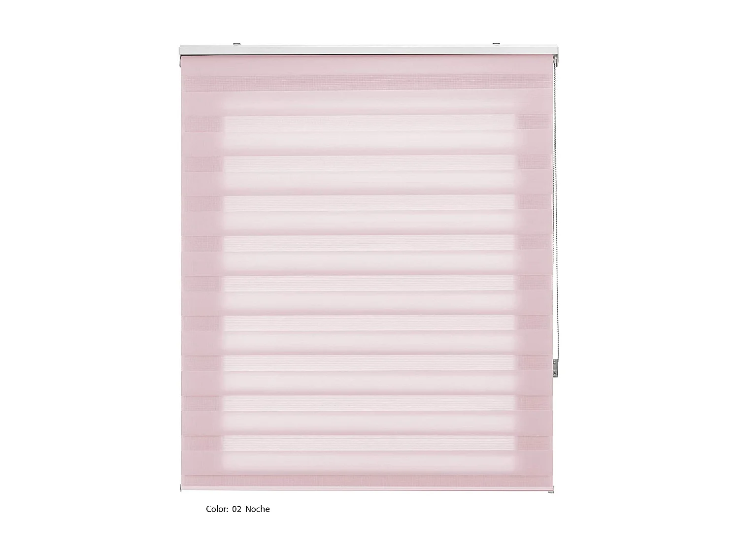 ESTORALIS | Estor Enrollable NOCHE y DIA | 170 x 255 cm (Ancho por Alto) Tamaño de Tela 167 x 250 cm | Modelo SHAE Color Rosa