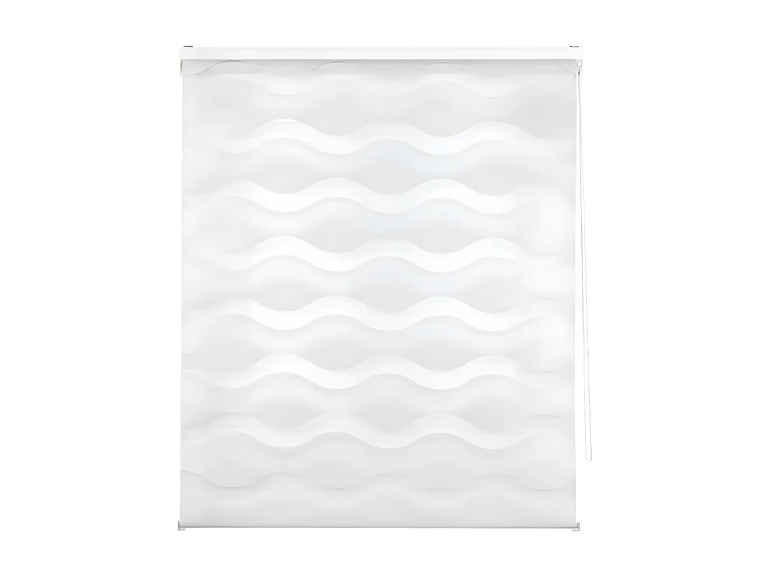 ESTORALIS | Estor Enrollable NOCHE y DIA | 105 x 180 cm (Ancho por Alto) Tamaño de Tela 102 x 175 cm | Modelo JEOR Color Blanco