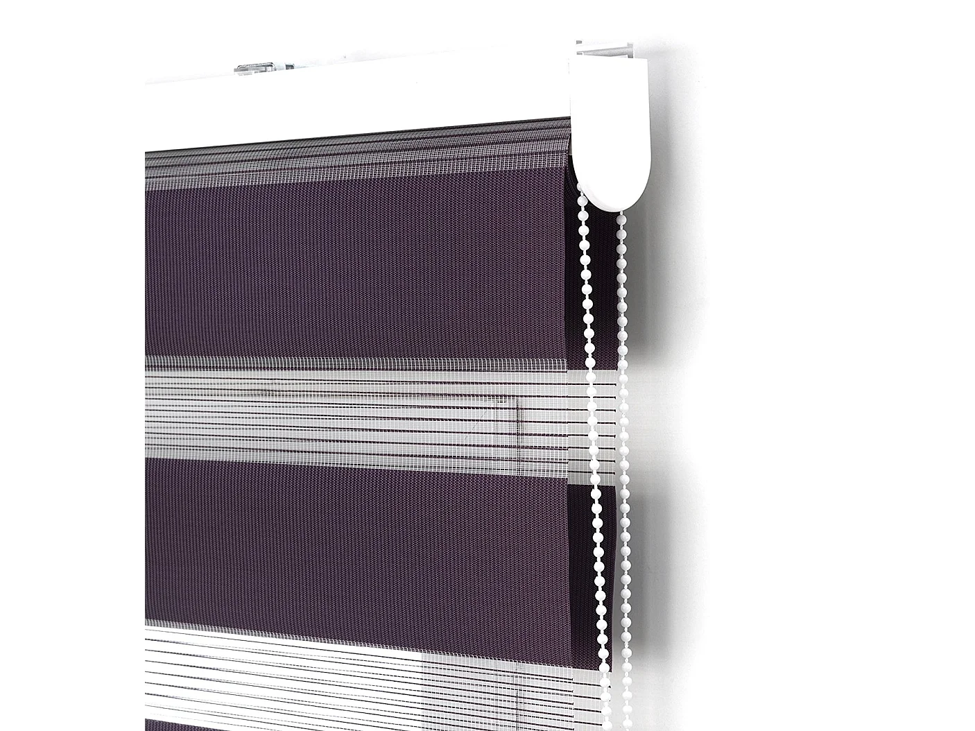 ESTORALIS | Estor Enrollable NOCHE y DIA | 170 x 255 cm (Ancho por Alto) Tamaño de Tela 167 x 250 cm | Modelo SHAE Color Violeta