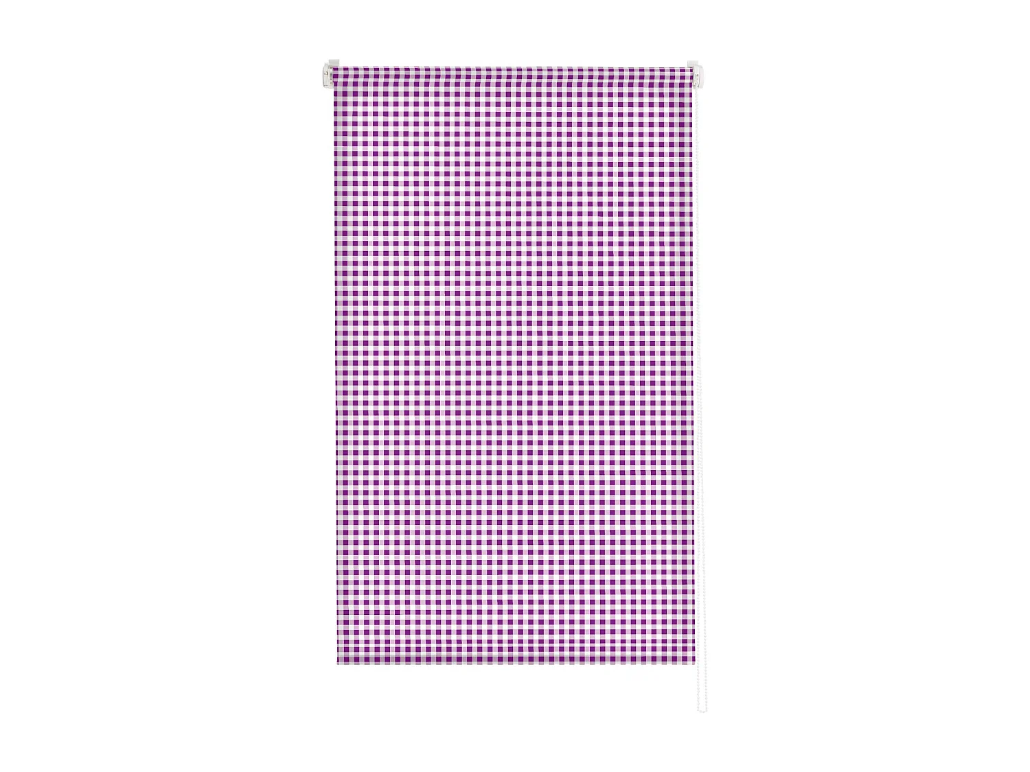 ESTORALIS | Estores Personalizados de COCINA | 150 x 180 cm (Ancho por Alto) Tamaño de Tela 147 x 175 cm | Modelo Vichy-2 Color Violeta