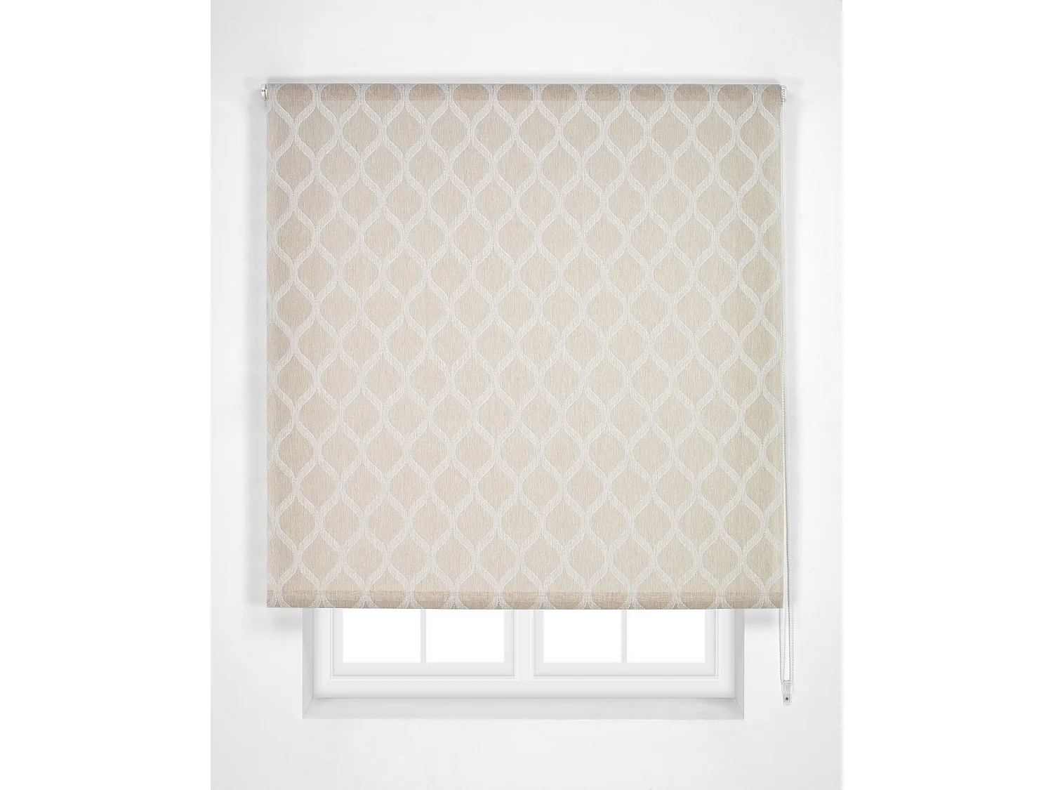 ESTORALIS | Estor Enrollable Translúcido de Visillo | 170 x 255 cm (Ancho por Alto) Tamaño de Tela 167 x 250 cm | Modelo DAVOS Color Beige
