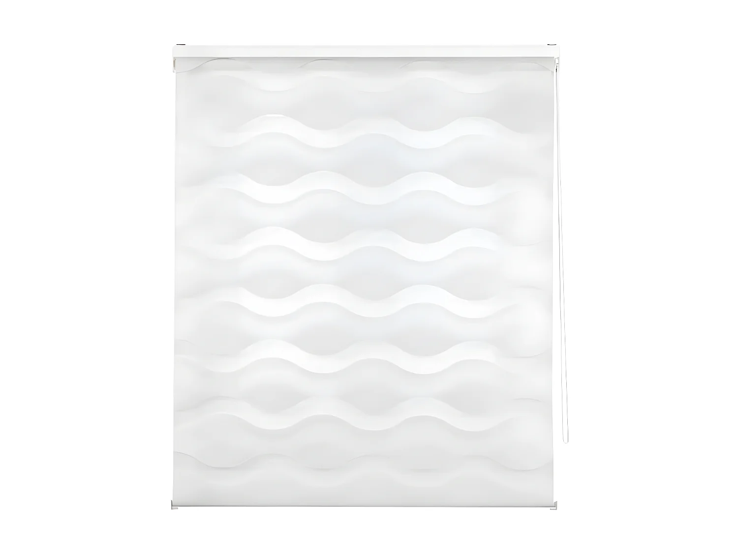 ESTORALIS | Estor Enrollable NOCHE y DIA | 170 x 255 cm (Ancho por Alto) Tamaño de Tela 167 x 250 cm | Modelo JEOR Color Blanco