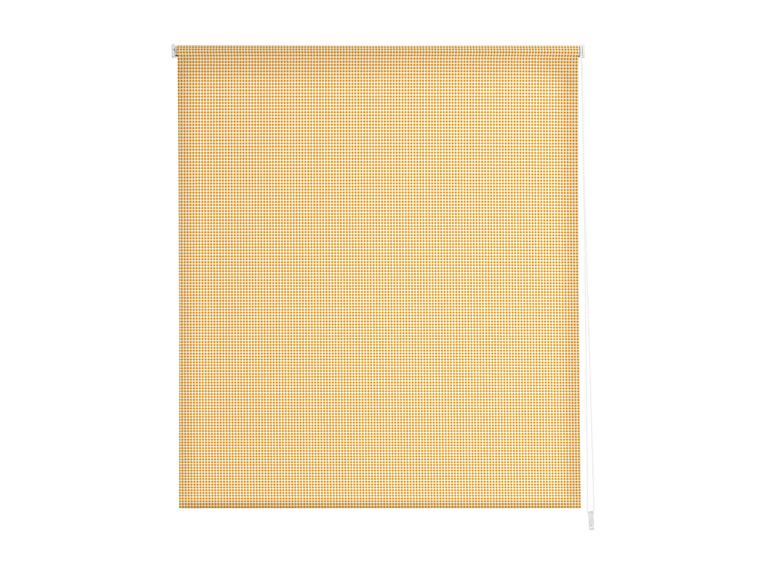 ESTORALIS | Estores Personalizados Easyfix de COCINA | 85 x 150 cm (Ancho por Alto) Tamaño de Tela 82 x 150 cm | Modelo VICHY-1 Color Amarillo