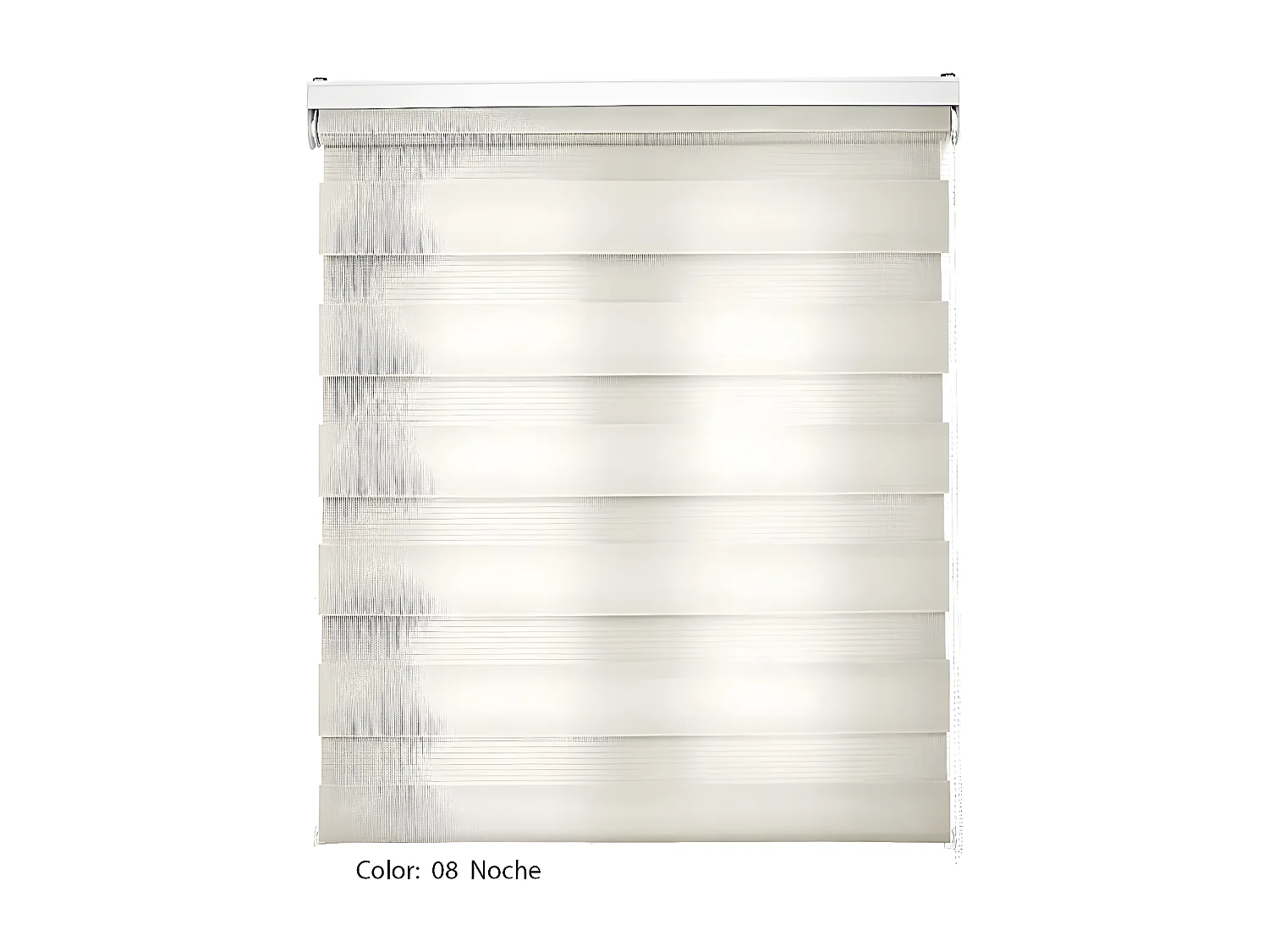 ESTORALIS | Estor Enrollable NOCHE y DIA | 105 x 180 cm (Ancho por Alto) Tamaño de Tela 102 x 175 cm | Modelo SHAE Color Beige