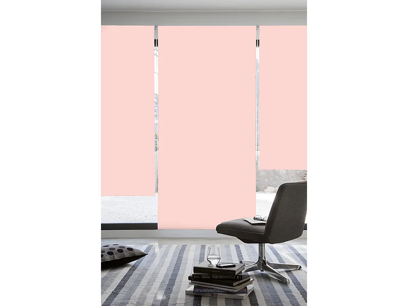 ESTORALIS | Estores Enrollables Opaco | 130 x 235 cm (Ancho por Alto) Tamaño de Tela 127 x 230 cm | Modelo DRACARYS Color Rosa