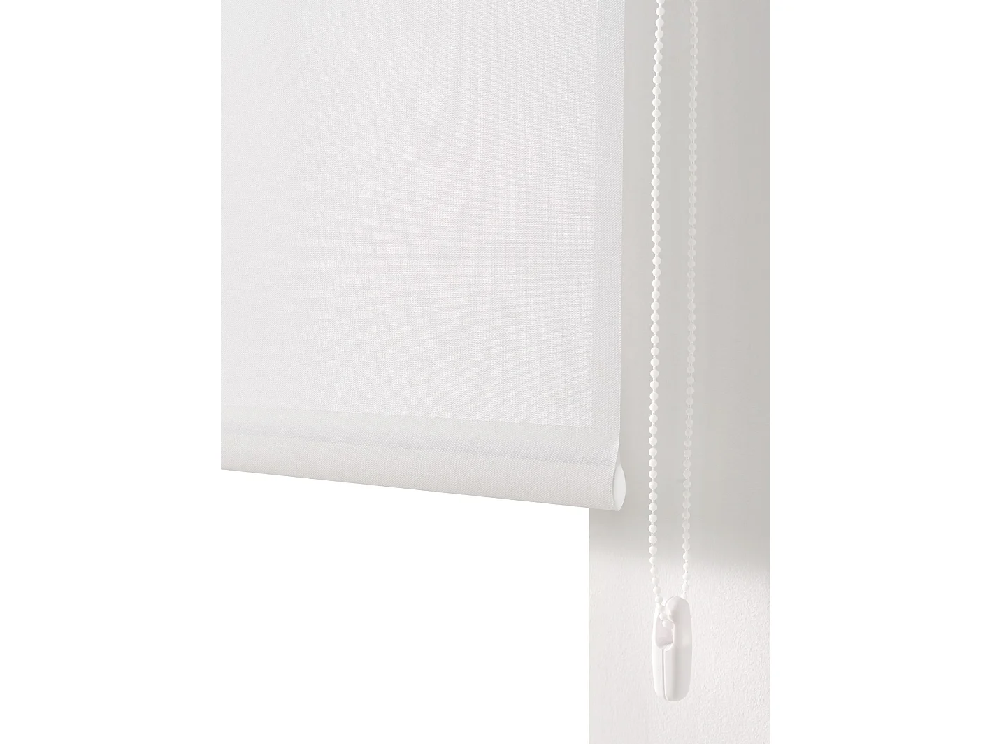 ESTORALIS | Estor Enrollable Translúcido | 110 x 255 cm (Ancho por Alto) Tamaño de Tela 107 x 250 cm | Modelo BRAN Color Blanco