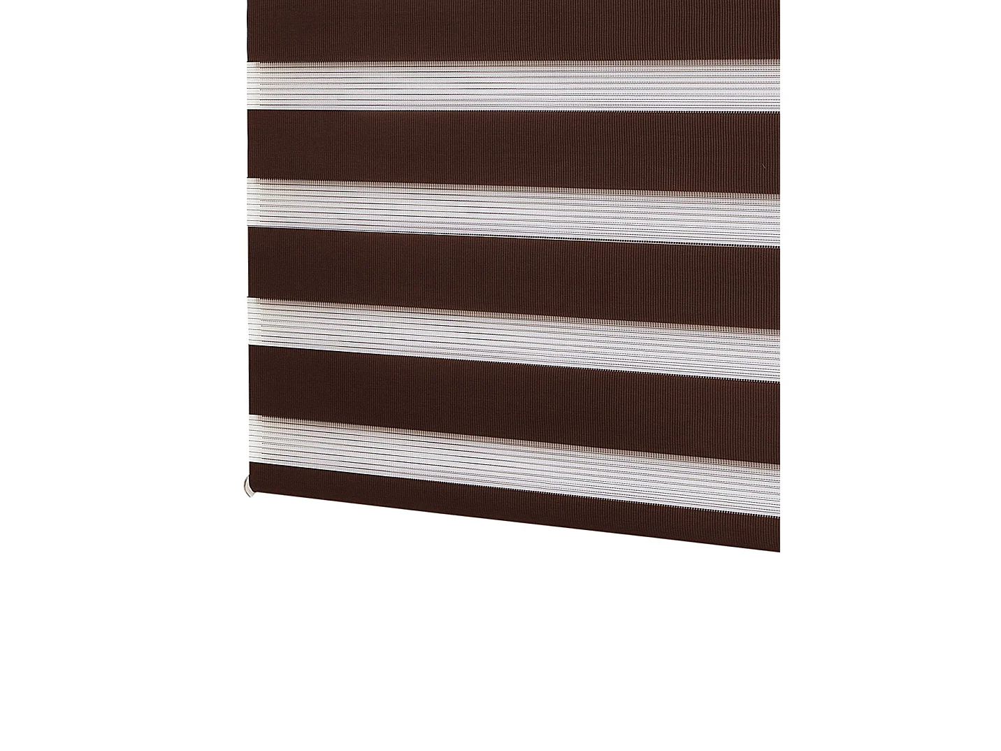 ESTORALIS | Estor Enrollable NOCHE y DIA | 105 x 255 cm (Ancho por Alto) Tamaño de Tela 102 x 250 cm | Modelo SANSA Color Marron