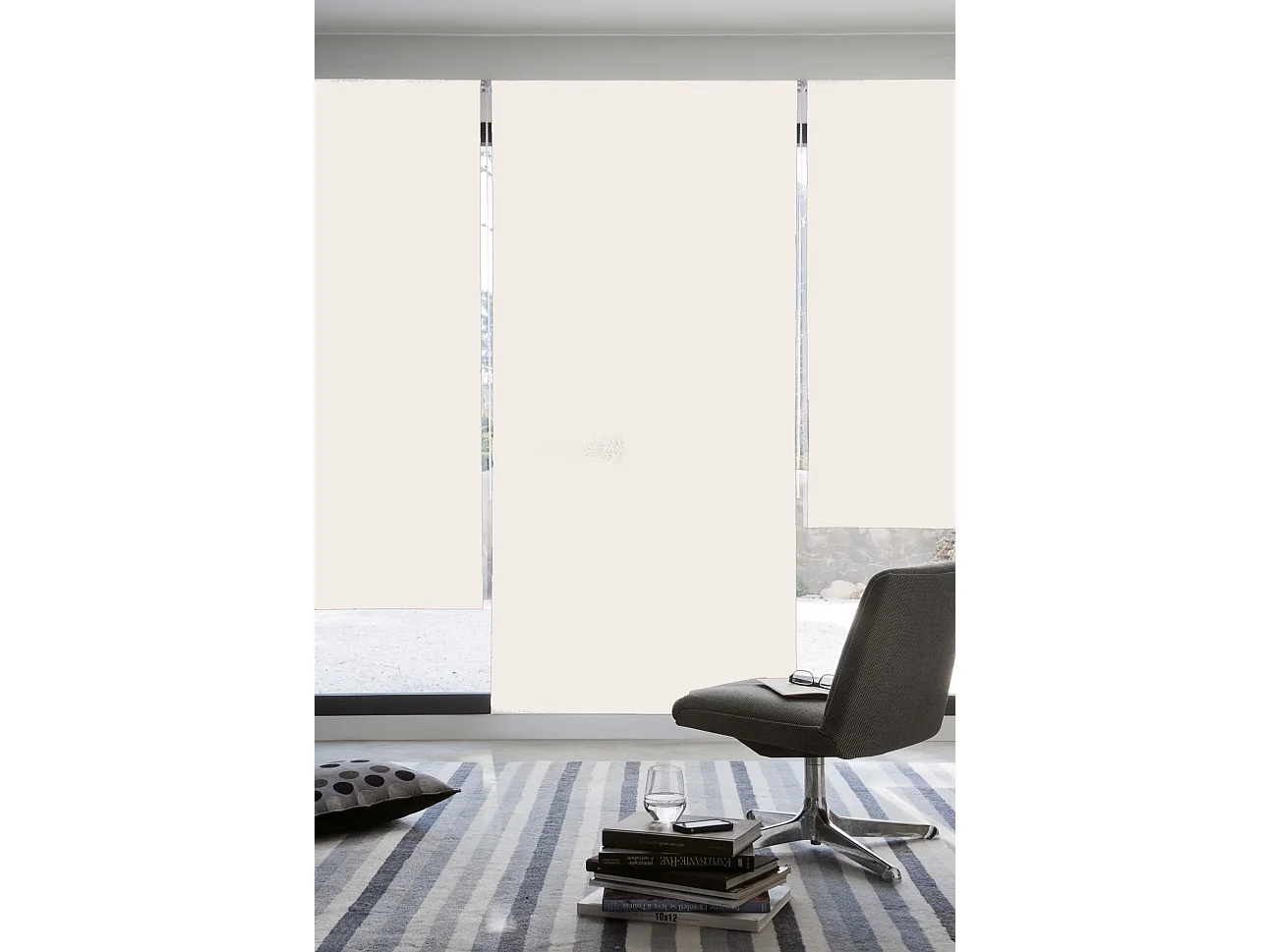 ESTORALIS | Estores Enrollables Opaco | 130 x 180 cm (Ancho por Alto) Tamaño de Tela 127 x 175 cm | Modelo DRACARYS Color Beige