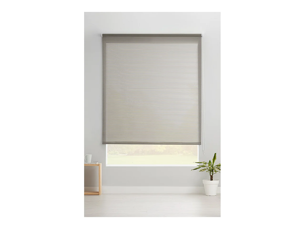 ESTORALIS | Estores Enrollables Translucidos  | 90 x 195 cm (Ancho por Alto) Tamaño de Tela 87 x 190 cm | Modelo ROBERT Color Gris