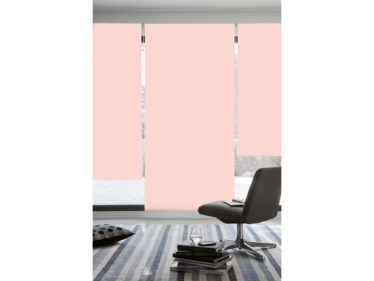 ESTORALIS | Estores Enrollables Opaco | 170 x 235 cm (Ancho por Alto) Tamaño de Tela 167 x 230 cm | Modelo DRACARYS Color Rosa