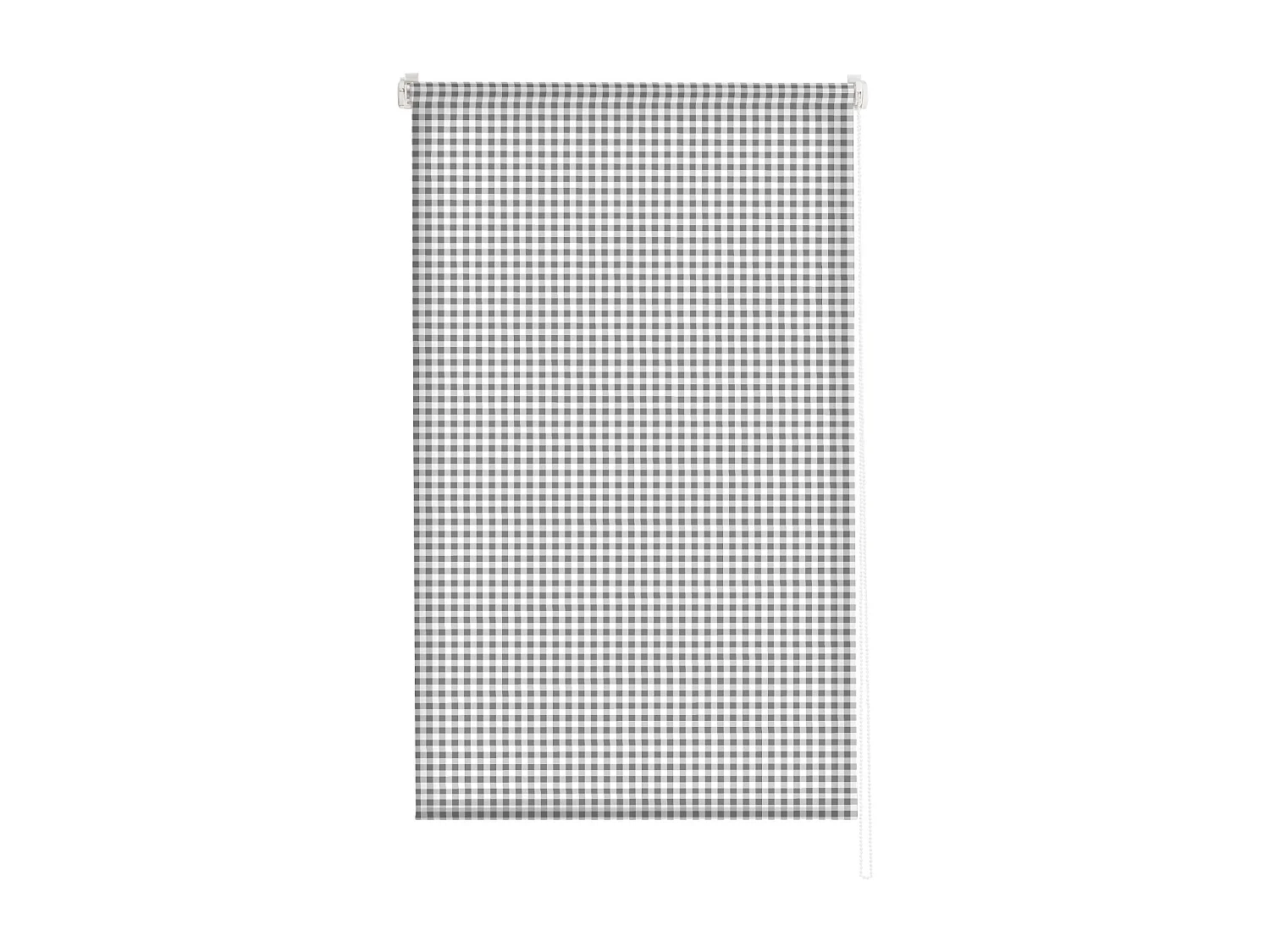 ESTORALIS | Estores Personalizados de COCINA | 140 x 180 cm (Ancho por Alto) Tamaño de Tela 137 x 175 cm | Modelo Vichy-2 Color Gris