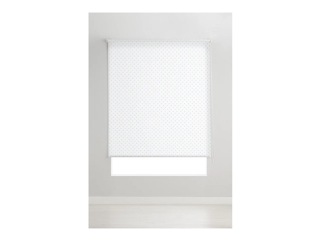 ESTORALIS | Estores Personalizados Easyfix TEXTURAS | 100 x 150 cm (Ancho por Alto) Tamaño de Tela 97 x 150 cm | Modelo Motas-1 Color Azul