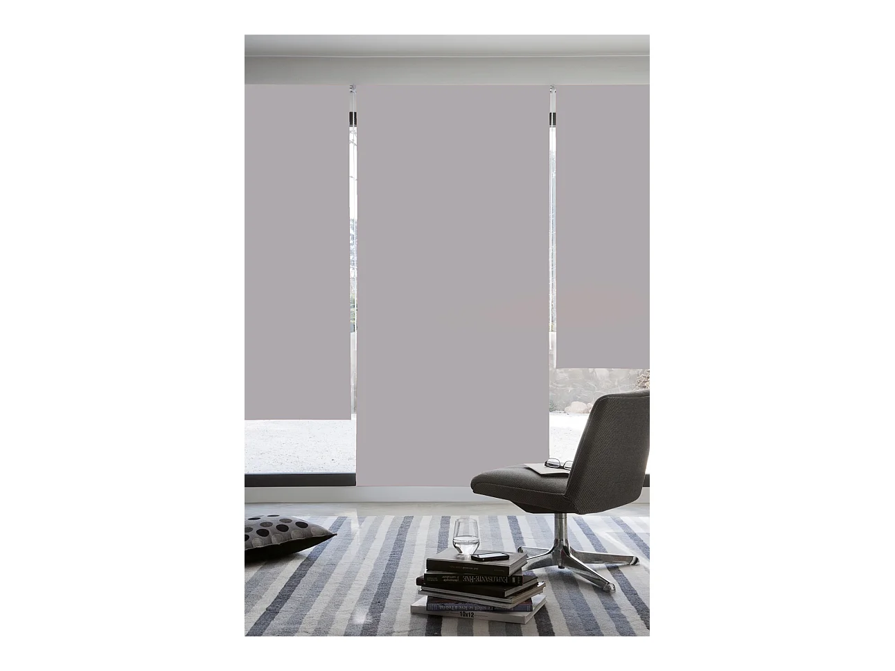 ESTORALIS | Estores Enrollables Opaco | 110 x 235 cm (Ancho por Alto) Tamaño de Tela 107 x 230 cm | Modelo DRACARYS Color Gris