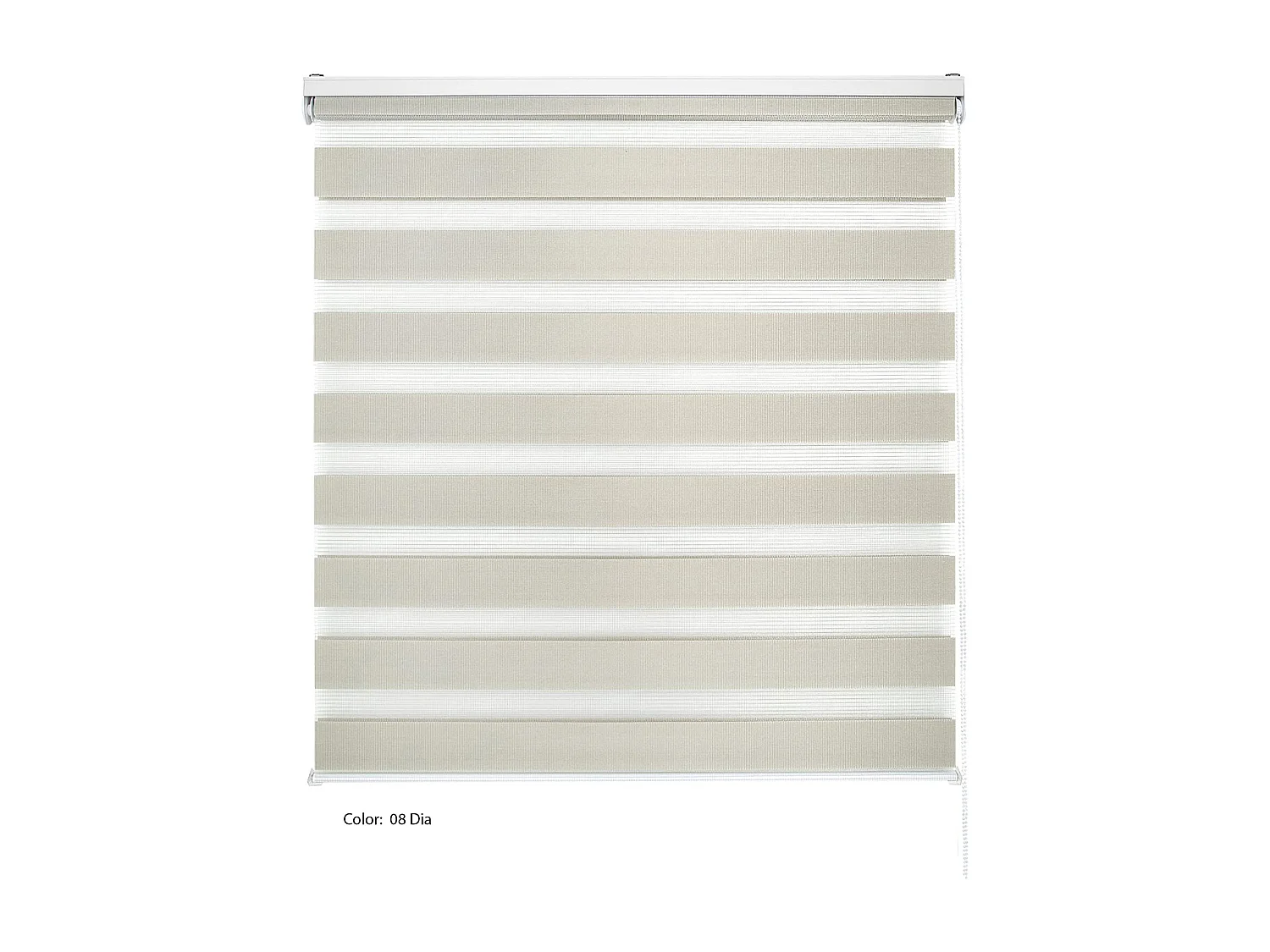 ESTORALIS | Estor Enrollable NOCHE y DIA | 145 x 180 cm (Ancho por Alto) Tamaño de Tela 142 x 175 cm | Modelo SHAE Color Beige