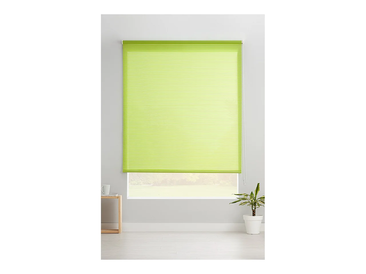 ESTORALIS | Estores Enrollables Translucidos  | 130 x 195 cm (Ancho por Alto) Tamaño de Tela 127 x 190 cm | Modelo ROBERT Color Verde