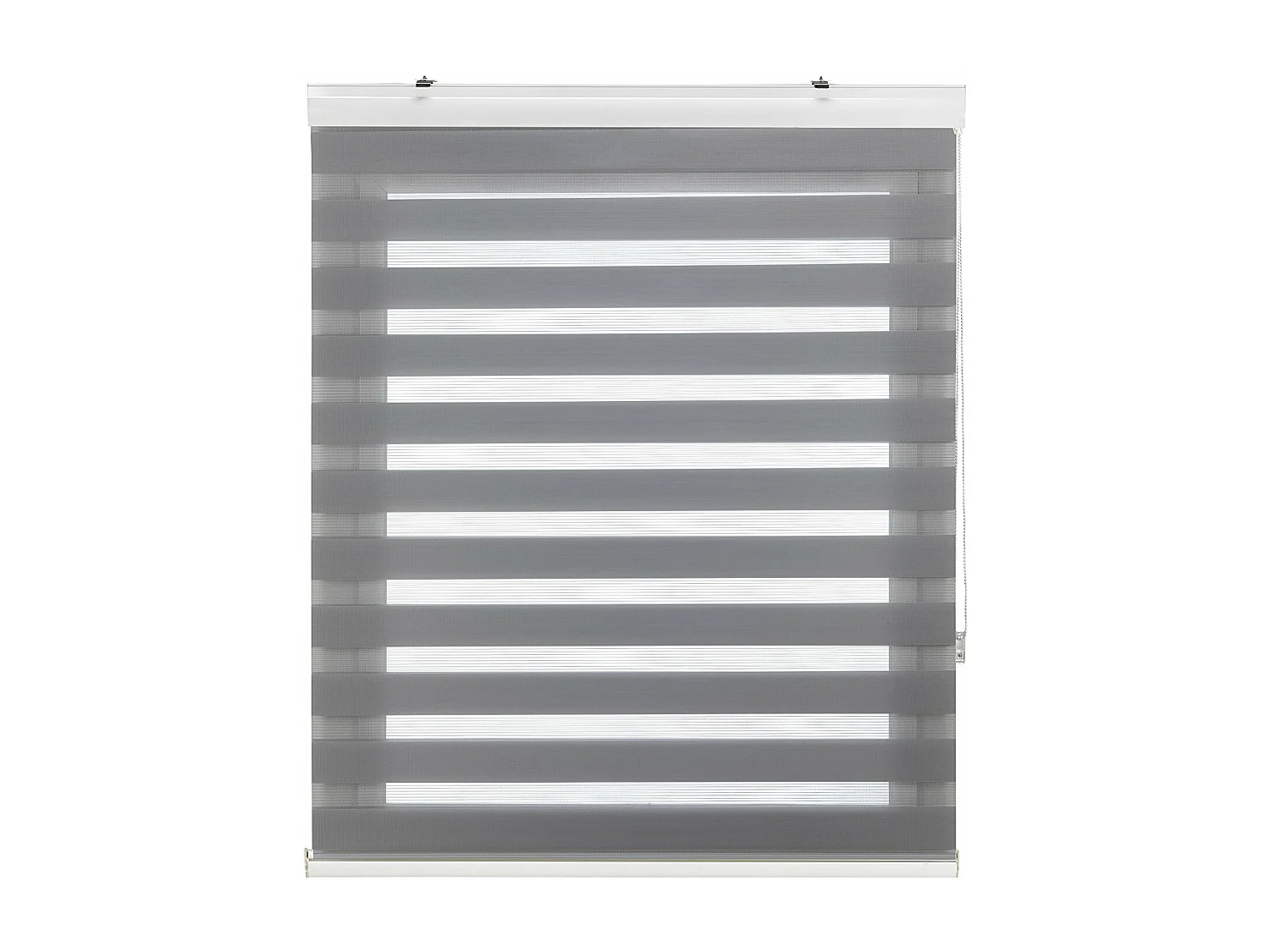 ESTORALIS | Estor Enrollable NOCHE y DIA | 170 x 180 cm (Ancho por Alto) Tamaño de Tela 167 x 175 cm | Modelo SANSA Color Gris