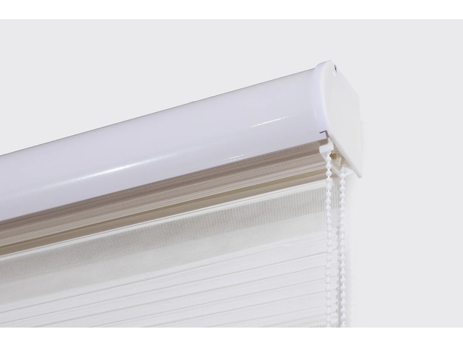 ESTORALIS | Estor Enrollable NOCHE y DIA | 100 x 255 cm (Ancho por Alto) Tamaño de Tela 97 x 250 cm | Modelo SAMWELL Color Blanco
