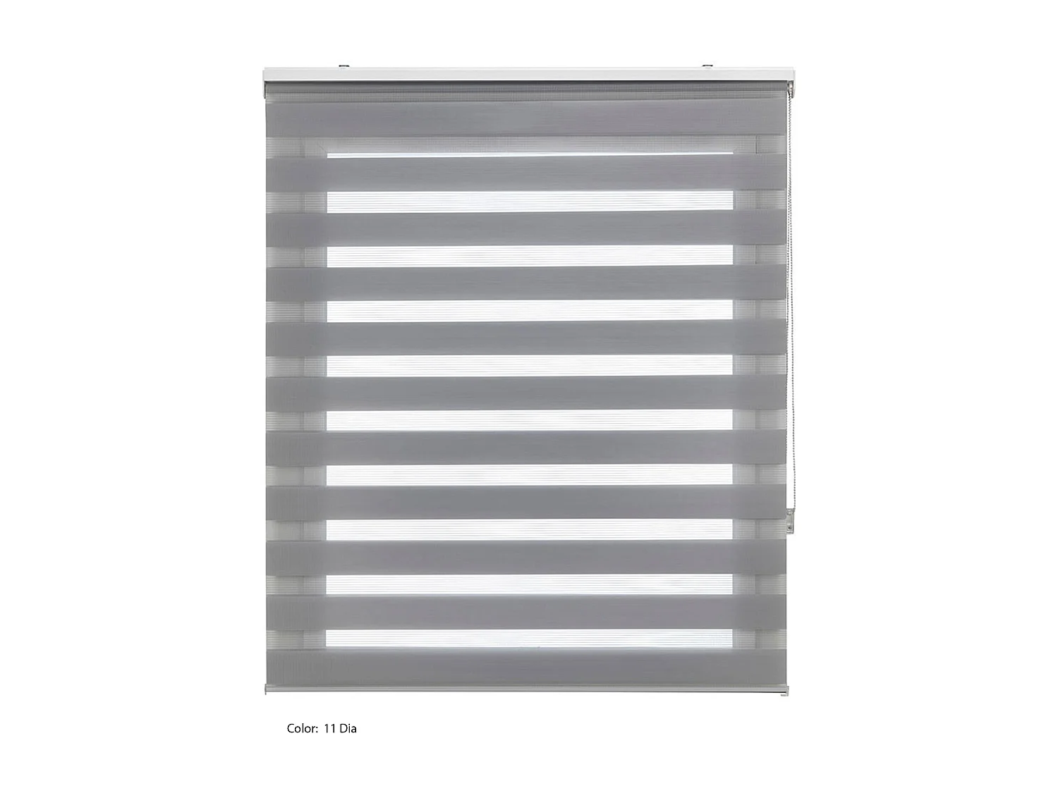 ESTORALIS | Estor Enrollable NOCHE y DIA | 170 x 255 cm (Ancho por Alto) Tamaño de Tela 167 x 250 cm | Modelo SHAE Color Gris