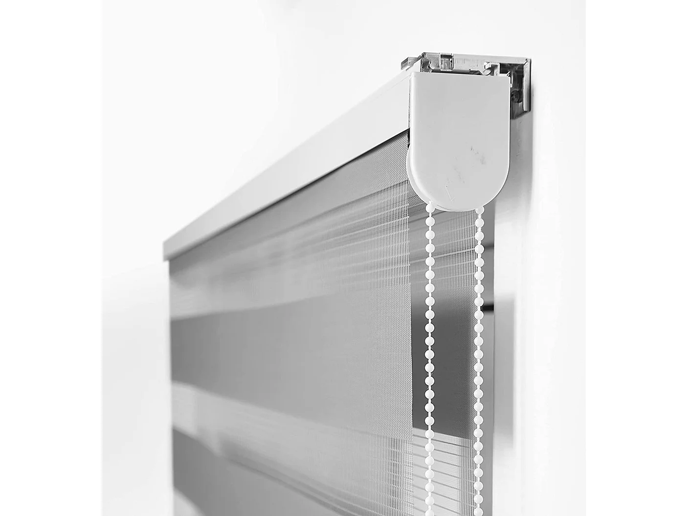 ESTORALIS | Estor Enrollable NOCHE y DIA | 170 x 255 cm (Ancho por Alto) Tamaño de Tela 167 x 250 cm | Modelo SHAE Color Gris