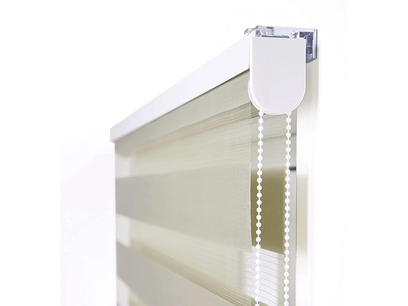 ESTORALIS | Estor Enrollable NOCHE y DIA | 170 x 255 cm (Ancho por Alto) Tamaño de Tela 167 x 250 cm | Modelo SHAE Color Beige