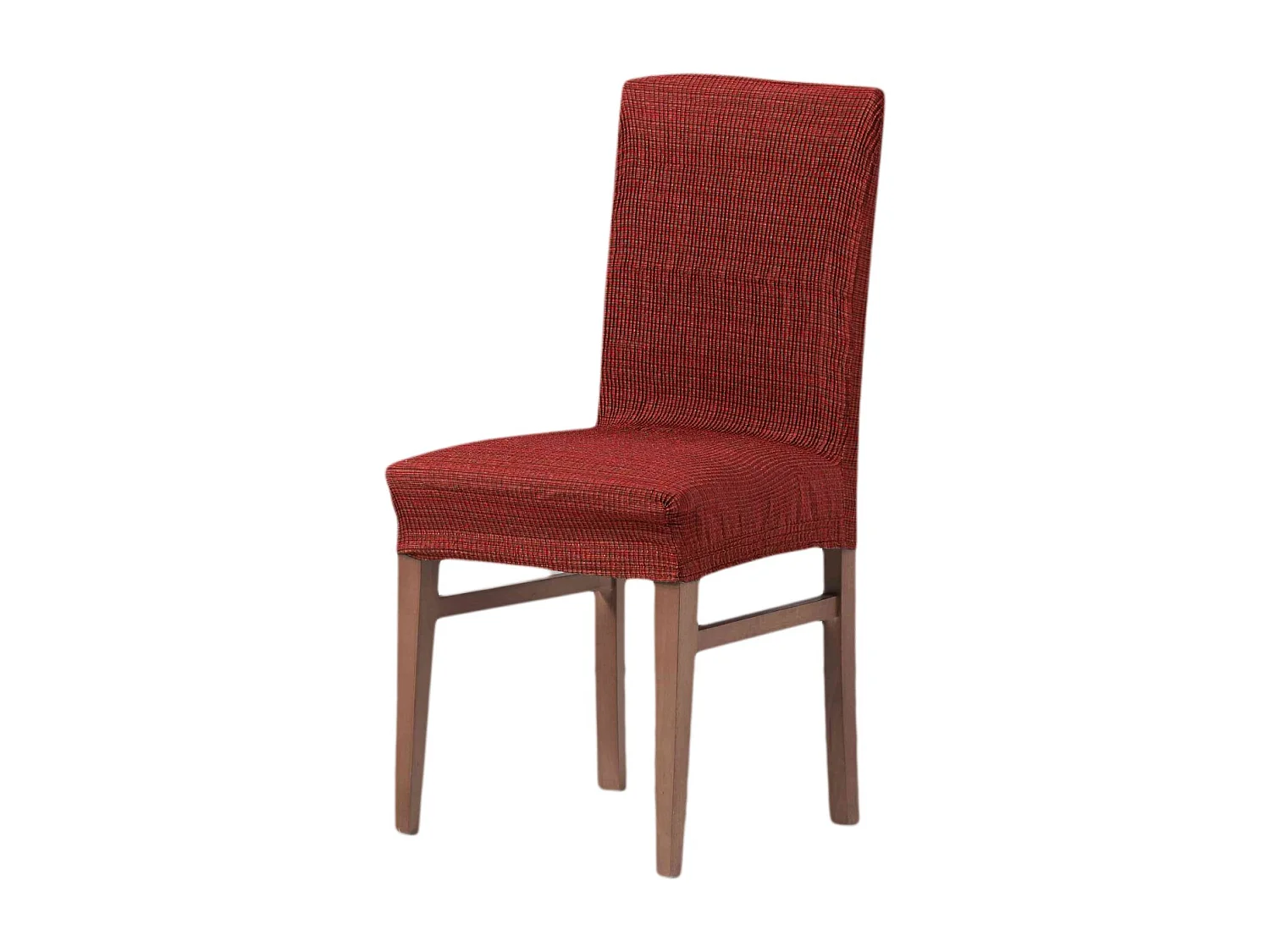 ESTORALIS | Funda de Silla  Tejido Elastico Resistente | Para Silla con Respaldo | Tamaño (45x45 cm.) 50 cm. Alto | Modelo VEGA Color Rojo