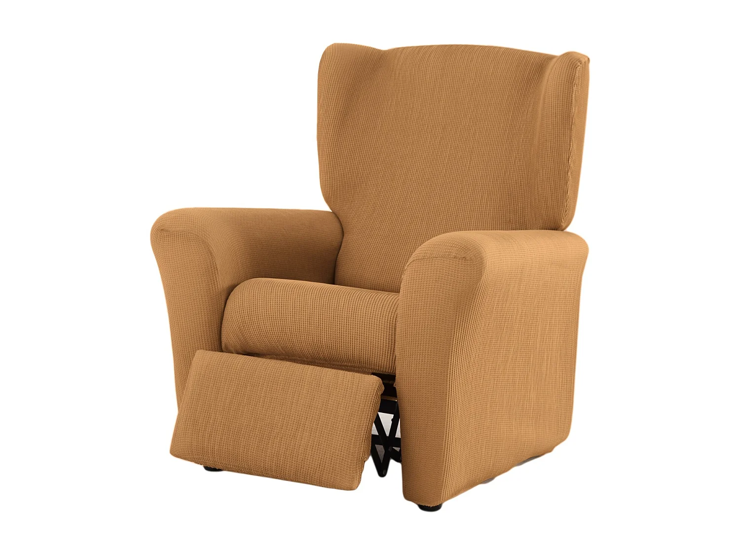 ESTORALIS | Funda Sillon Tejido Elastico Resistente | Para Sillon Relax | Tamaño ( de 70 a 90 cm. )  | Modelo BERTA Color Beige