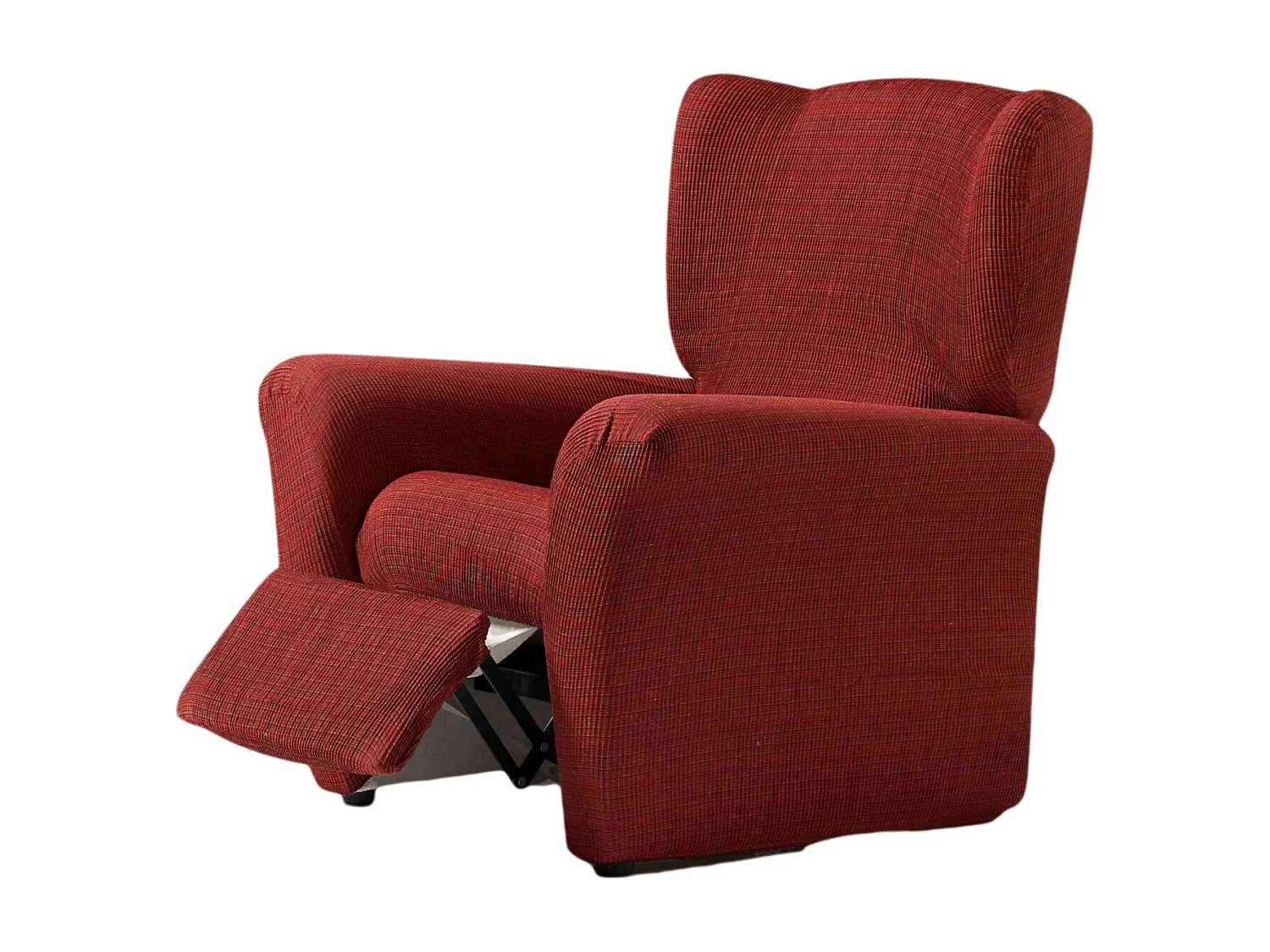 ESTORALIS | Funda Sillon Tejido Elastico Resistente | Para Sillon Relax | Tamaño ( de 70 a 90 cm. )  | Modelo VEGA Color Rojo
