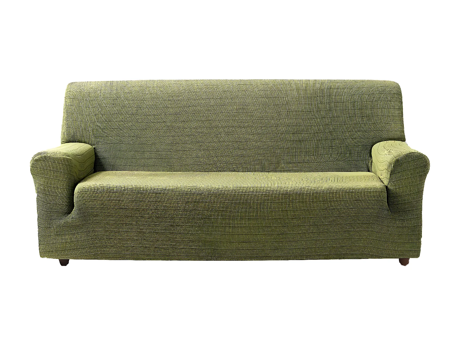 ESTORALIS | Funda de Sofá Tejido Elastico Resistente | Para Sofá 2 Plazas | Tamaño ( de 120 a 170 cm. )  | Modelo VEGA Color Verde