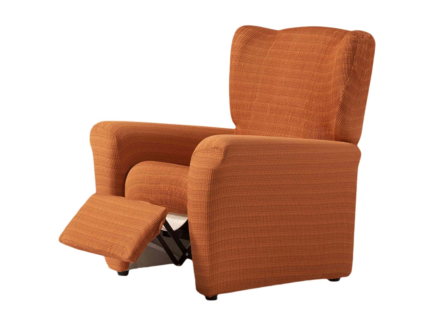 ESTORALIS | Funda Sillon Tejido Elastico Resistente | Para Sillon Relax | Tamaño ( de 70 a 90 cm. )  | Modelo VEGA Color Naranja