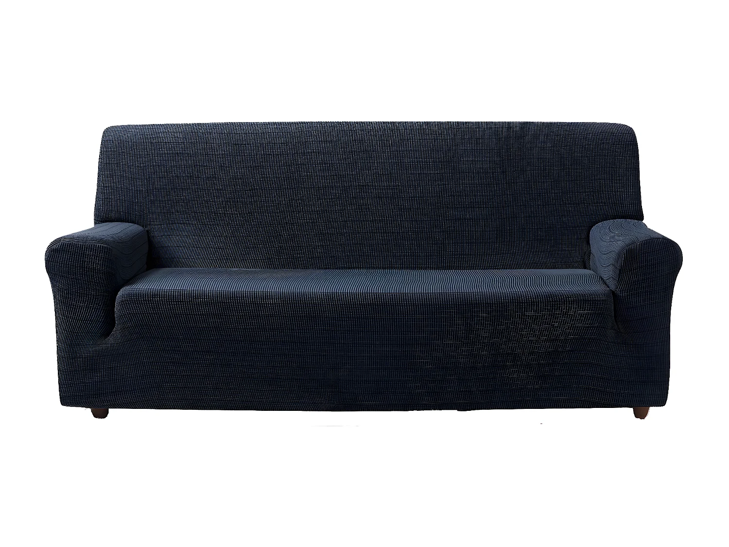 ESTORALIS | Funda de Sofá Tejido Elastico Resistente | Para Sofá 3 Plazas | Tamaño ( de 170 a 220 cm. )  | Modelo VEGA Color Azul