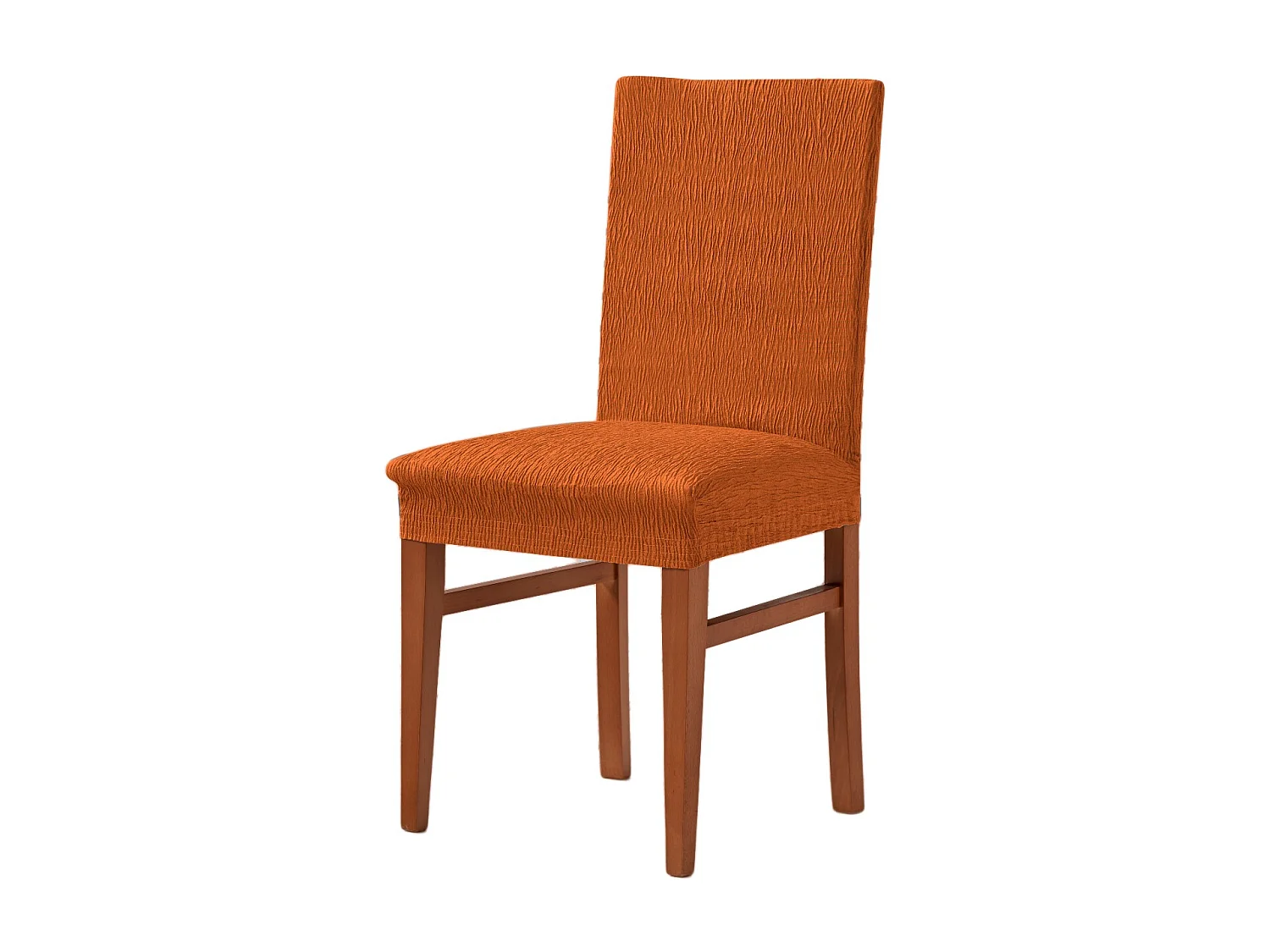 ESTORALIS | Funda de Silla  Tejido Elastico Resistente | Para Silla con Respaldo | Tamaño (45x45 cm.) 50 cm. Alto | Modelo BETA Color Naranja