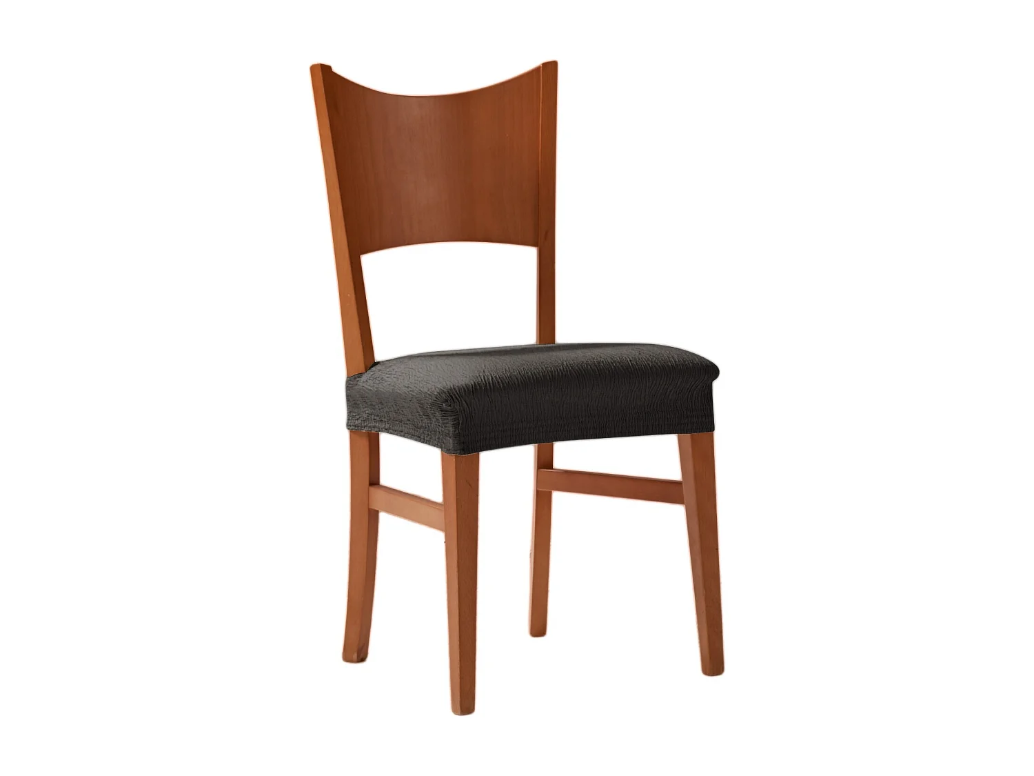 ESTORALIS | Funda de Asiento Tejido Elastico Resistente | Para Asiento de Silla | Tamaño (45x45 cm.)  | Modelo BETA Color Gris