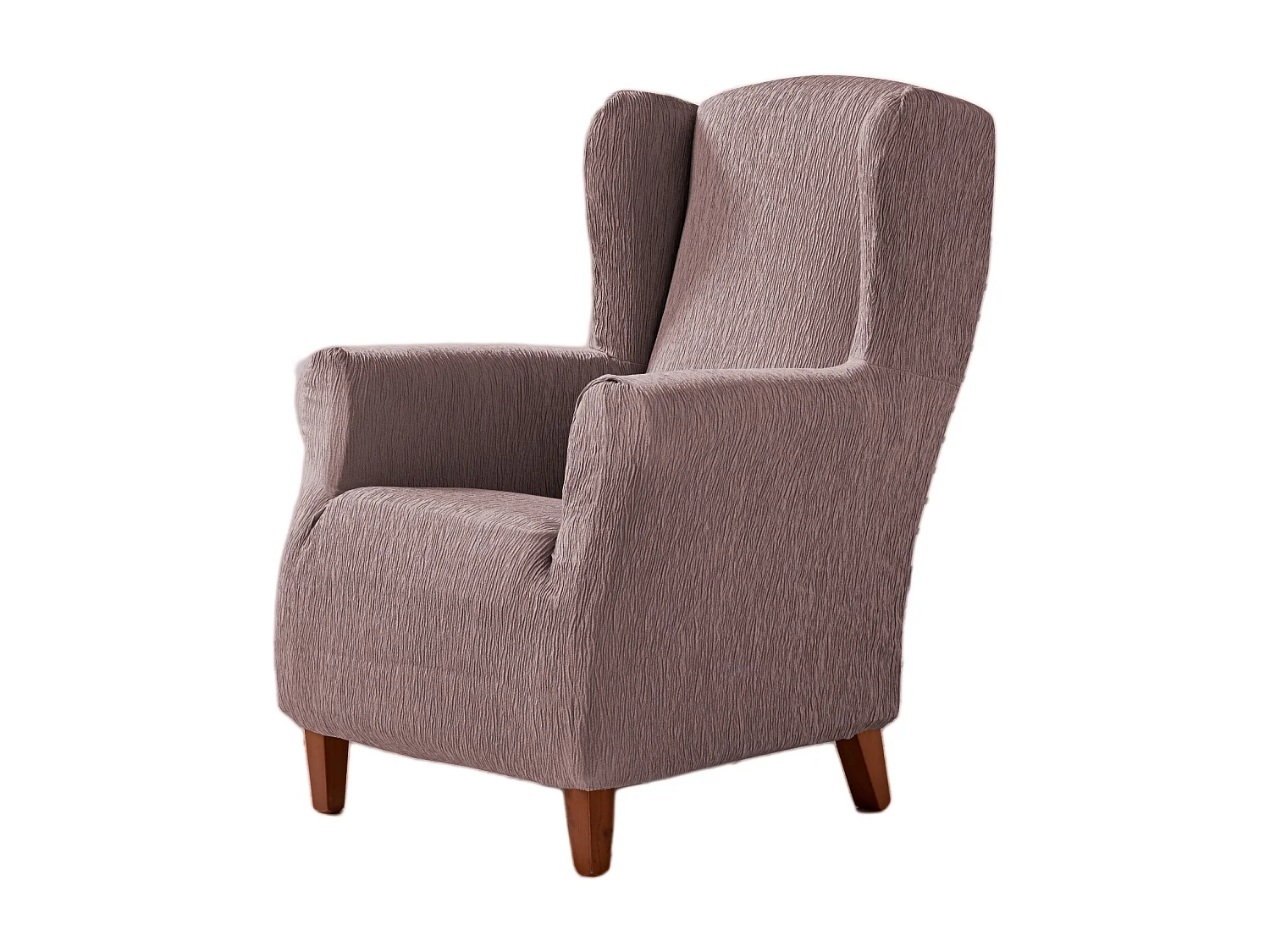 ESTORALIS | Funda Sillon Tejido Elastico Resistente | Para Sillon Orejero | Tamaño ( de 70 a 110 cm. )  | Modelo BETA Color Rosa