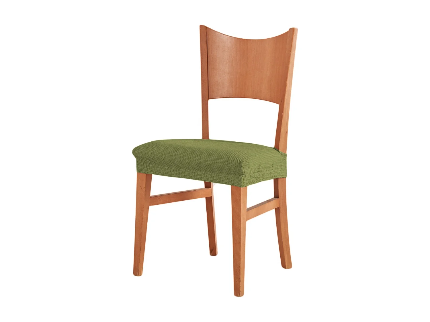 ESTORALIS | Funda de Asiento Tejido Elastico Resistente | Para Asiento de Silla | Tamaño (45x45 cm.)  | Modelo BERTA Color Verde