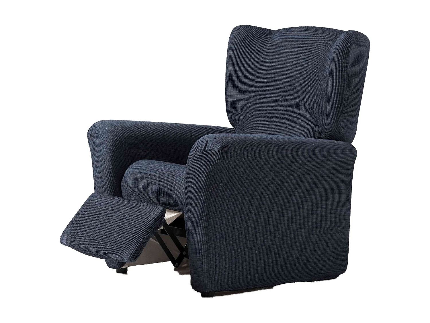 ESTORALIS | Funda Sillon Tejido Elastico Resistente | Para Sillon Relax | Tamaño ( de 70 a 90 cm. )  | Modelo VEGA Color Azul