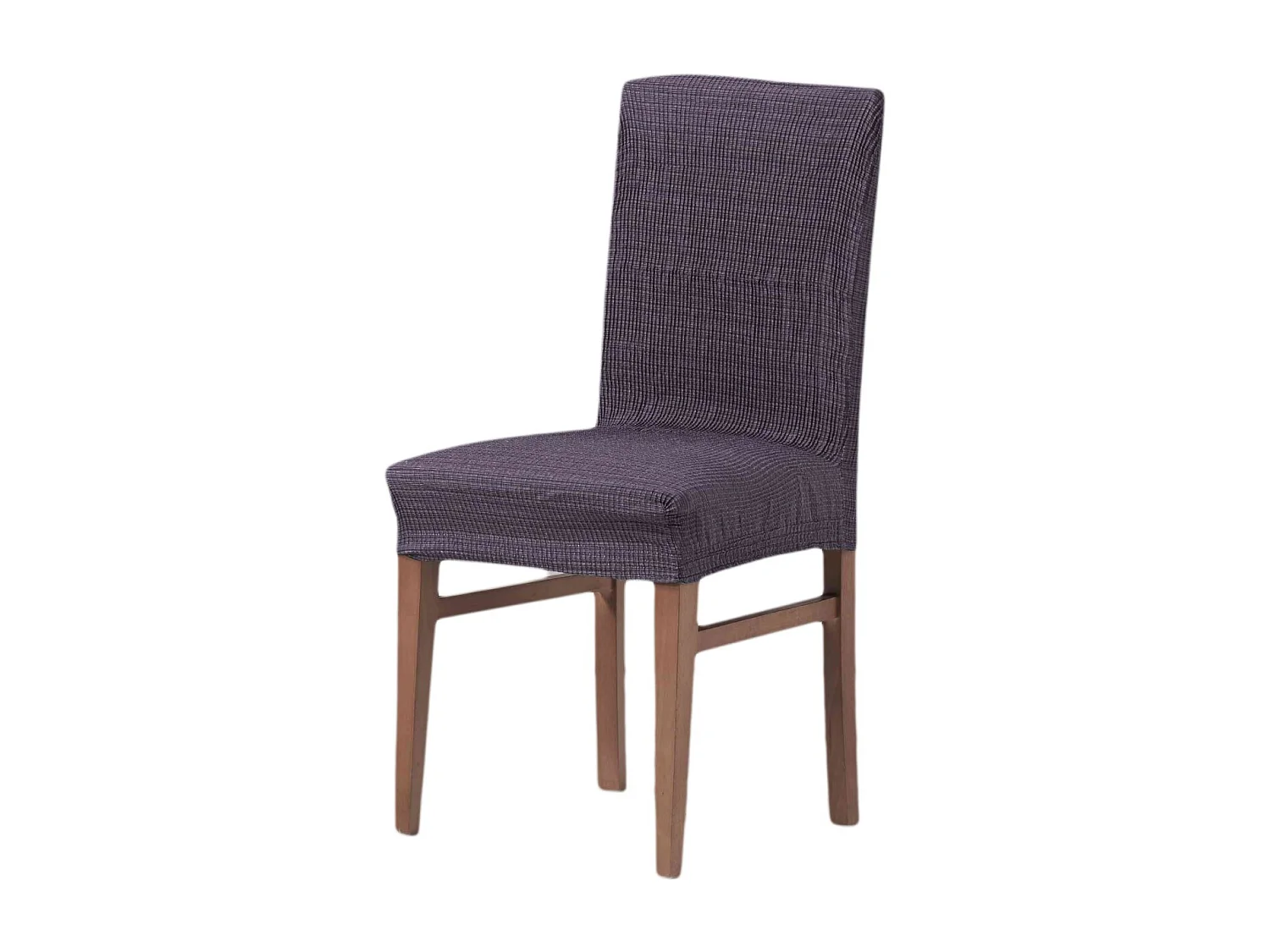 ESTORALIS | Funda de Silla  Tejido Elastico Resistente | Para Silla con Respaldo | Tamaño (45x45 cm.) 50 cm. Alto | Modelo VEGA Color Violeta